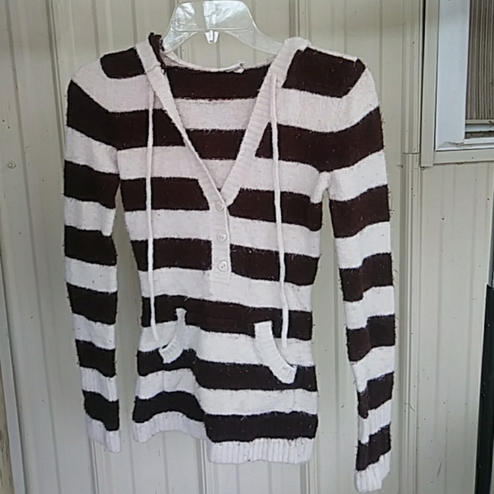 Brown stripped sweater